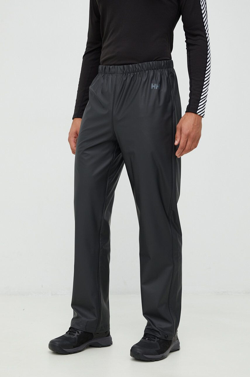 Helly Hansen pantaloni barbati culoarea negru drept - Pled.ro