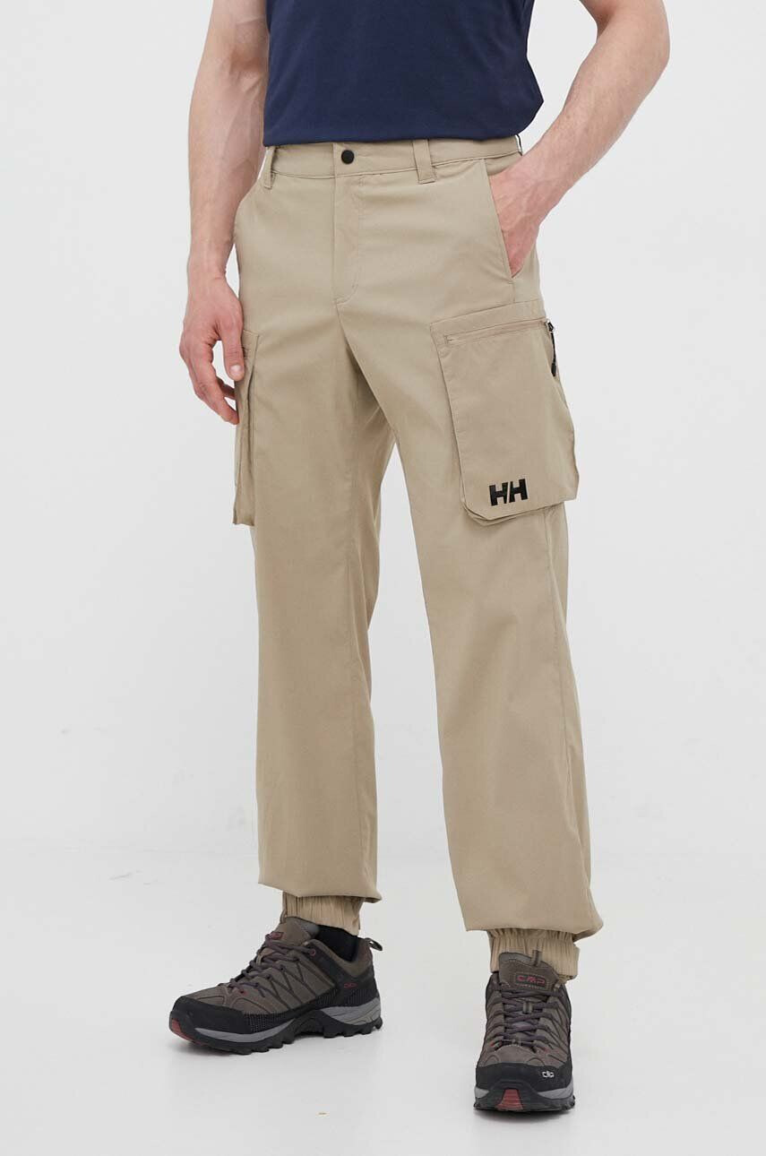 Helly Hansen pantaloni de exterior Move QD 2.0 culoarea verde 53978-597 - Pled.ro