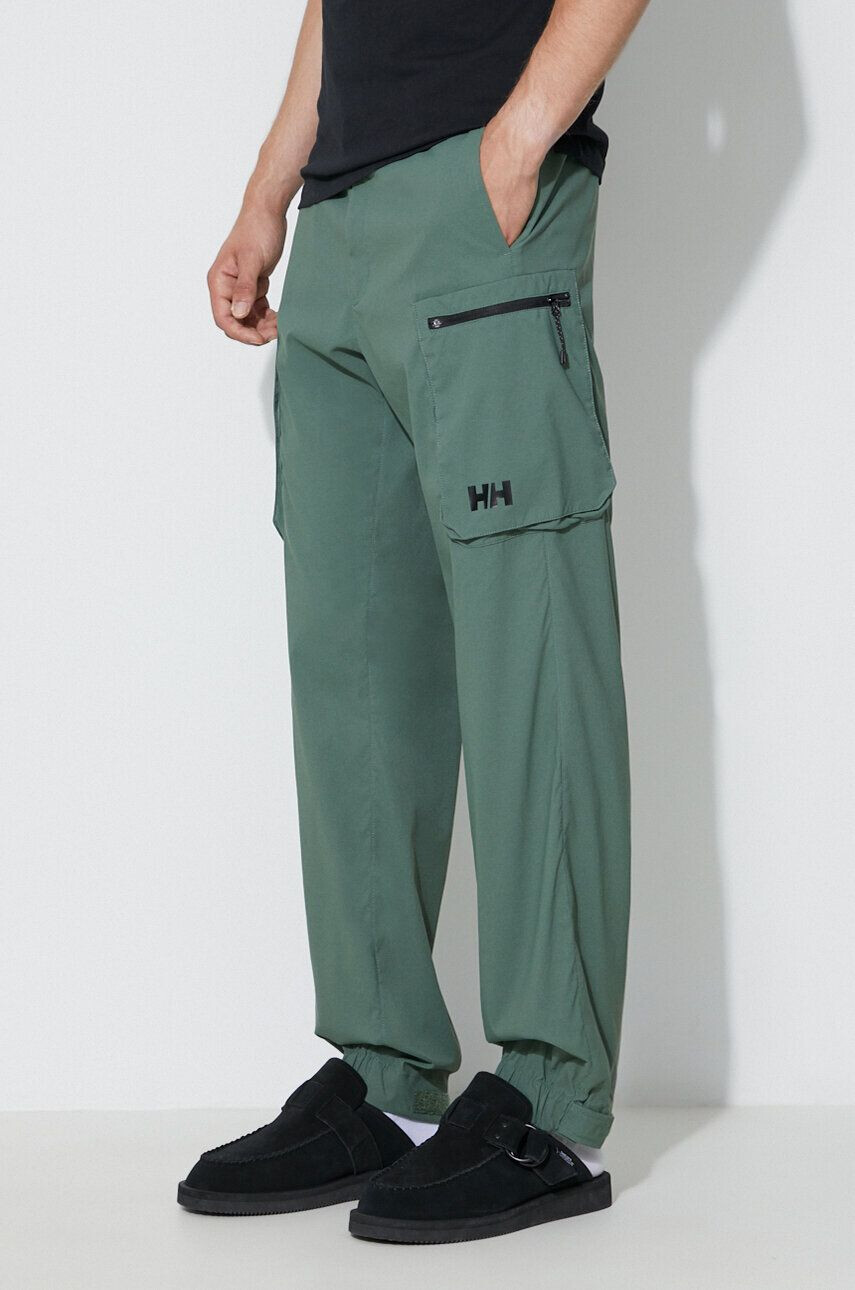 Helly Hansen pantaloni de exterior Move QD 2.0 culoarea verde - Pled.ro