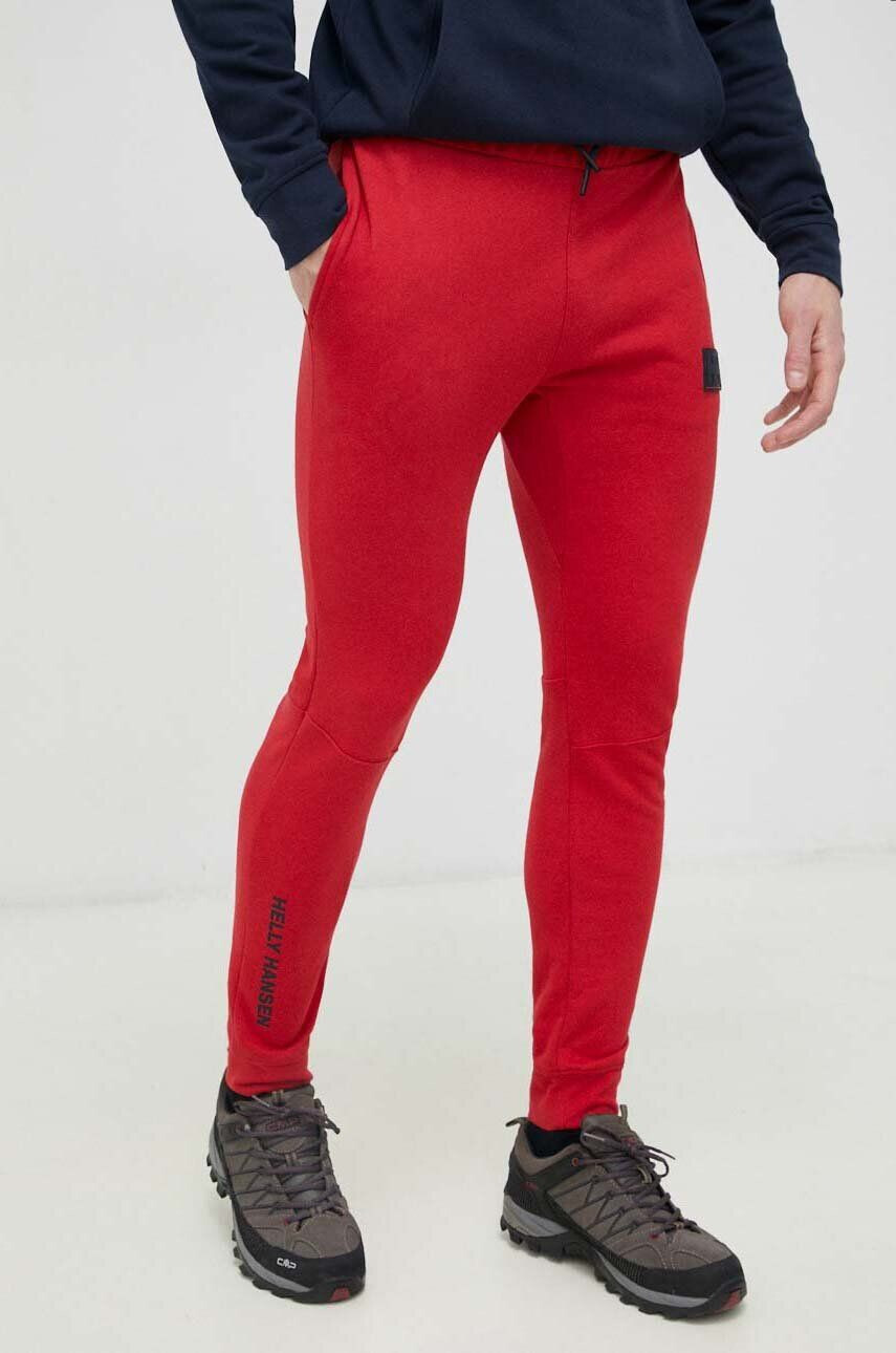 Helly Hansen pantaloni de trening culoarea albastru marin neted 53926-992 - Pled.ro