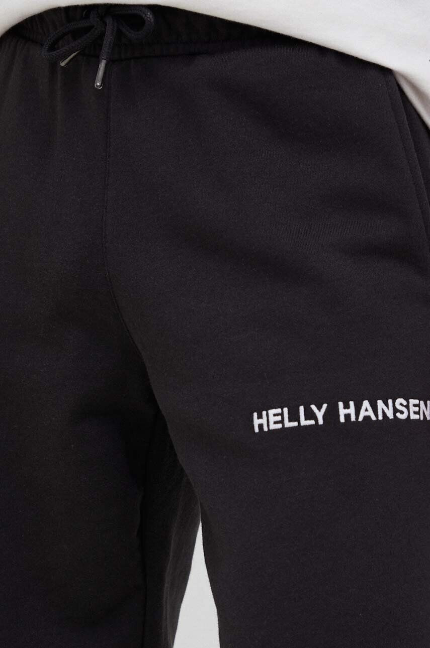 Helly Hansen pantaloni de trening culoarea negru neted 53926-992 - Pled.ro