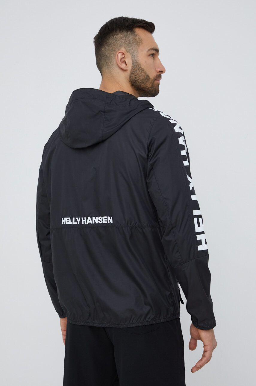 Helly Hansen windbreaker culoarea negru de tranzitie - Pled.ro