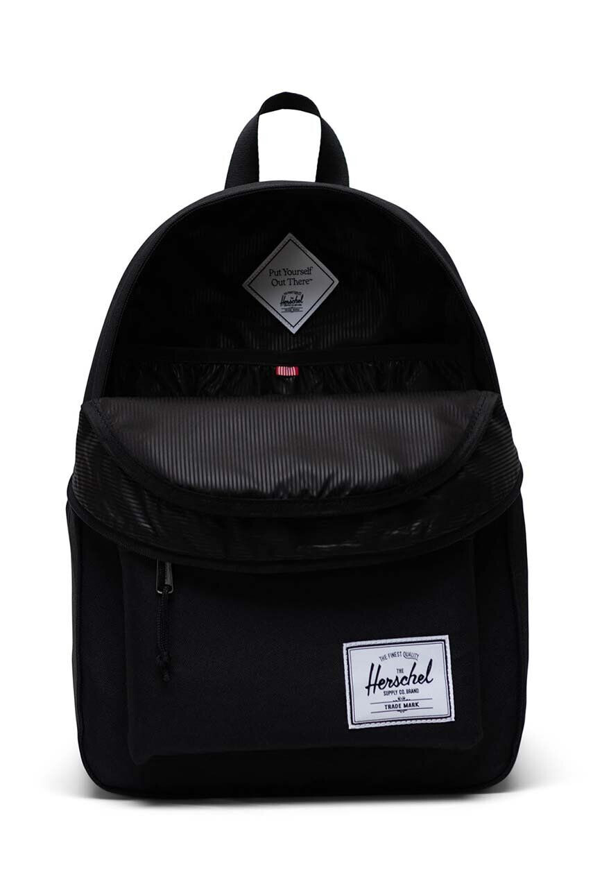 Herschel rucsac 11377-00001-OS Classic Backpack culoarea negru mare neted - Pled.ro