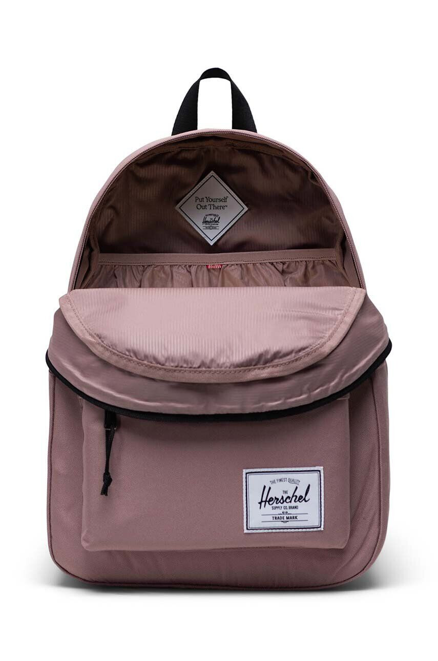 Herschel rucsac 11377-02077-OS Classic Backpack culoarea roz mare neted - Pled.ro