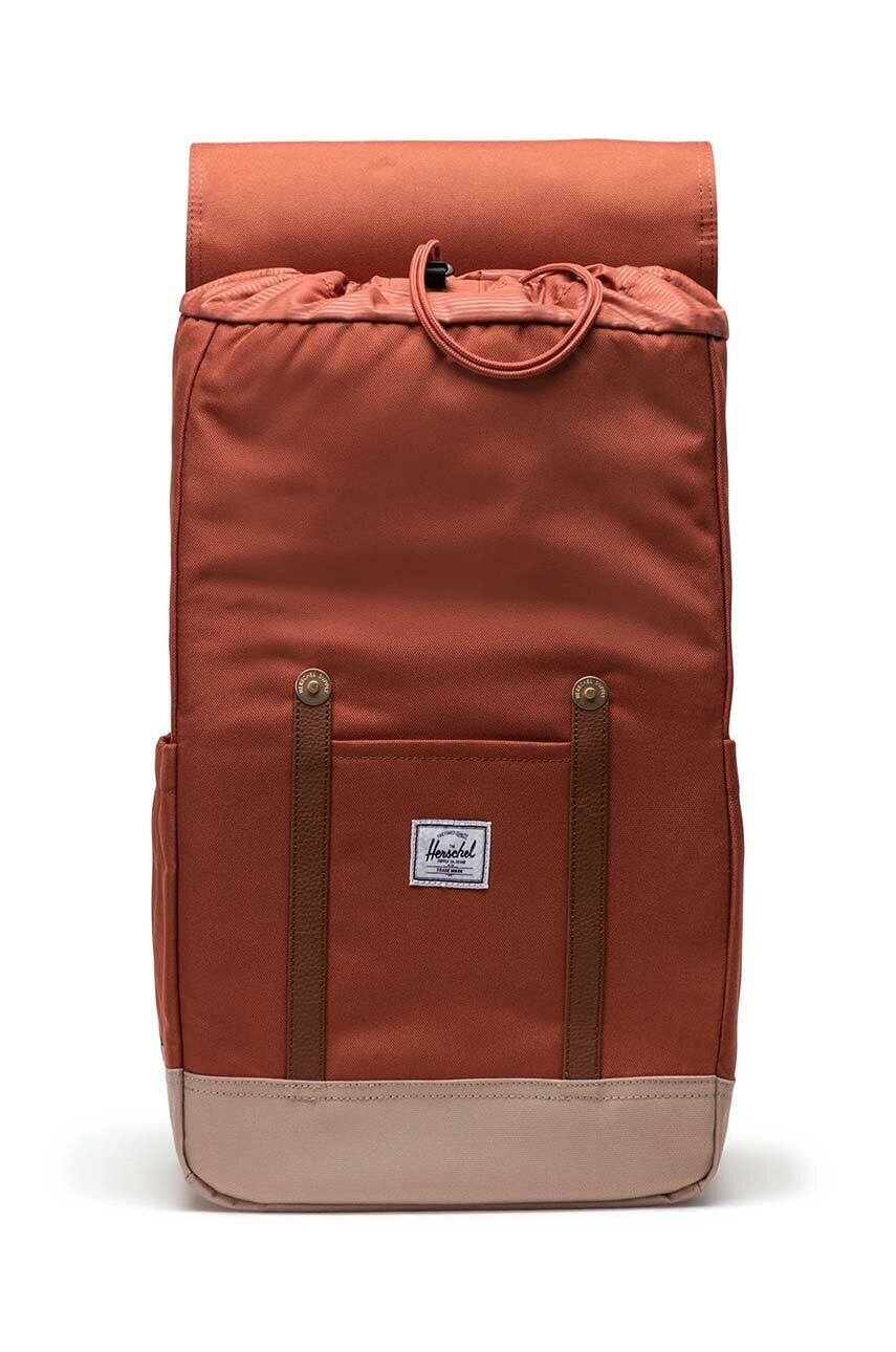 Herschel rucsac 11397-05890-OS Retreat Backpack culoarea bej mare neted - Pled.ro