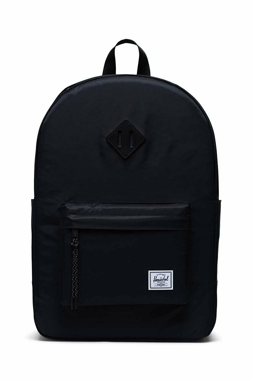 Herschel rucsac culoarea negru mare neted - Pled.ro