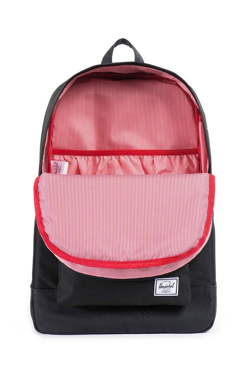 Herschel rucsac culoarea negru mare neted 10007.00535.OS-Black - Pled.ro