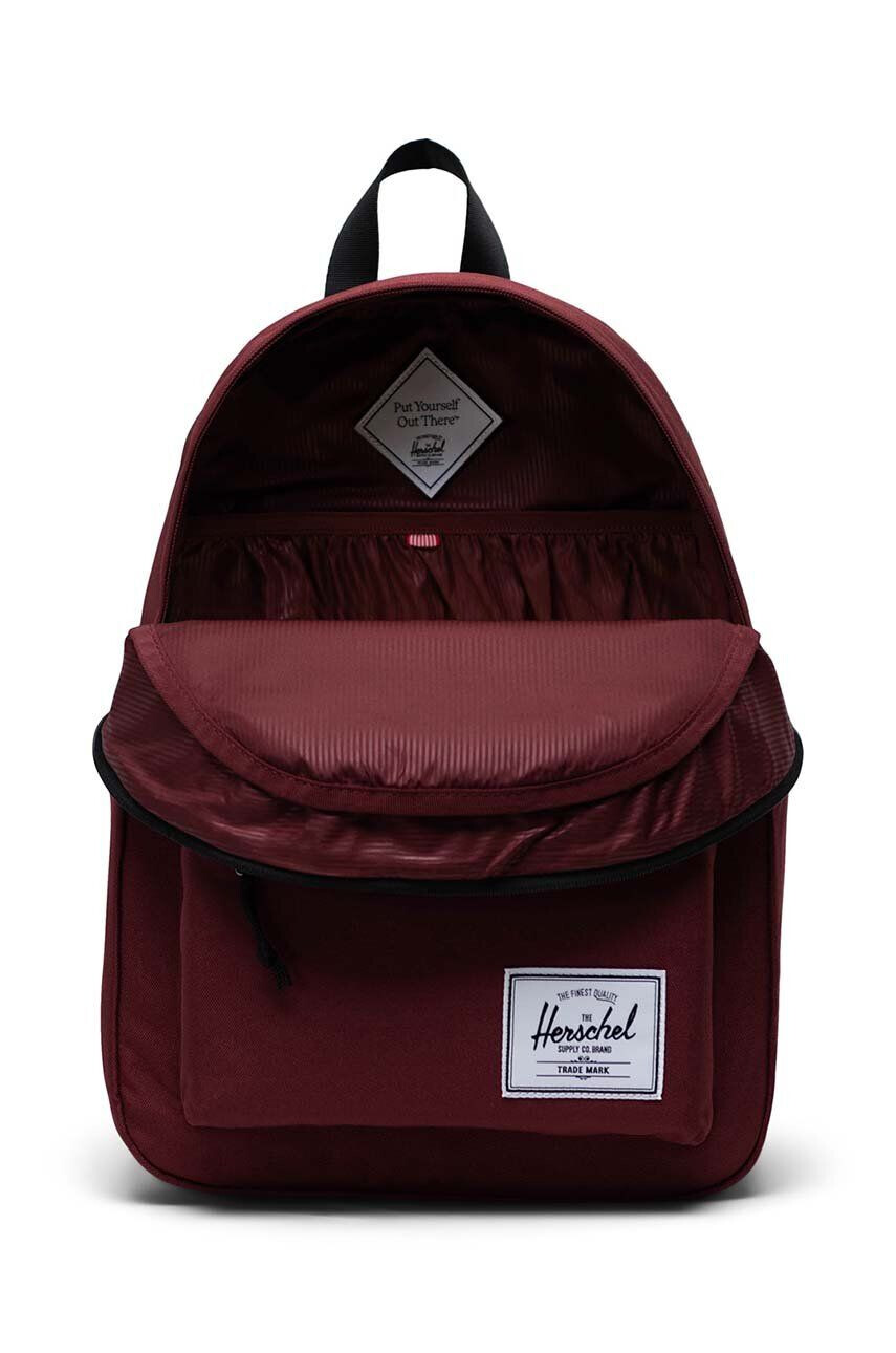 Herschel rucsac Classic Backpack culoarea bordo mare neted - Pled.ro