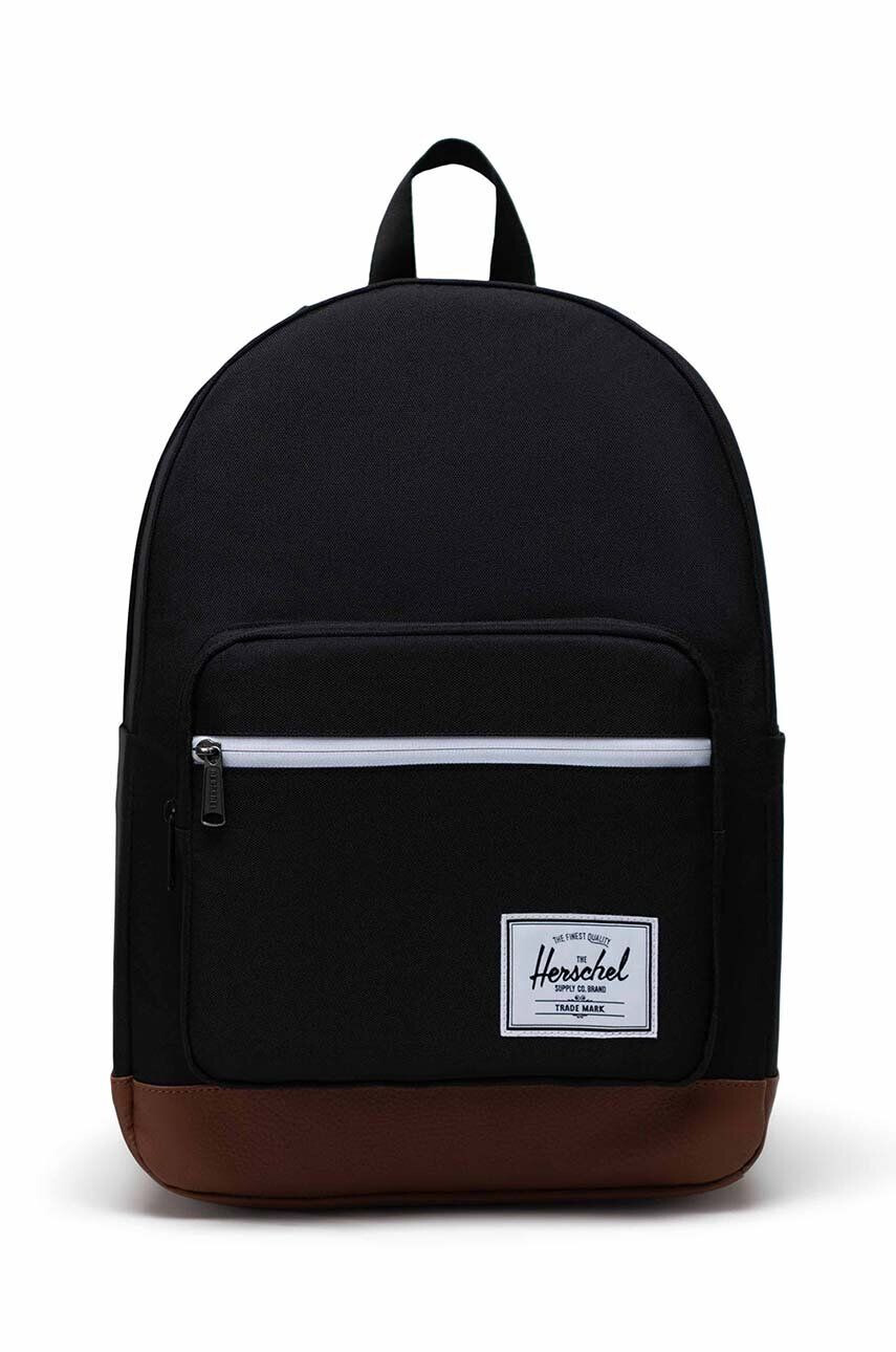 Herschel rucsac Pop Quiz Backpack culoarea negru mare neted - Pled.ro