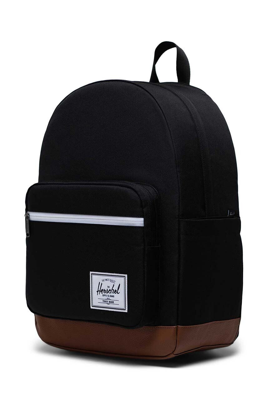 Herschel rucsac Pop Quiz Backpack culoarea negru mare neted - Pled.ro