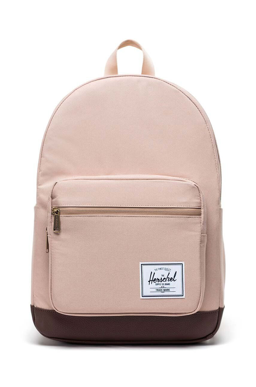 Herschel rucsac Pop Quiz Backpack culoarea bej mare neted - Pled.ro