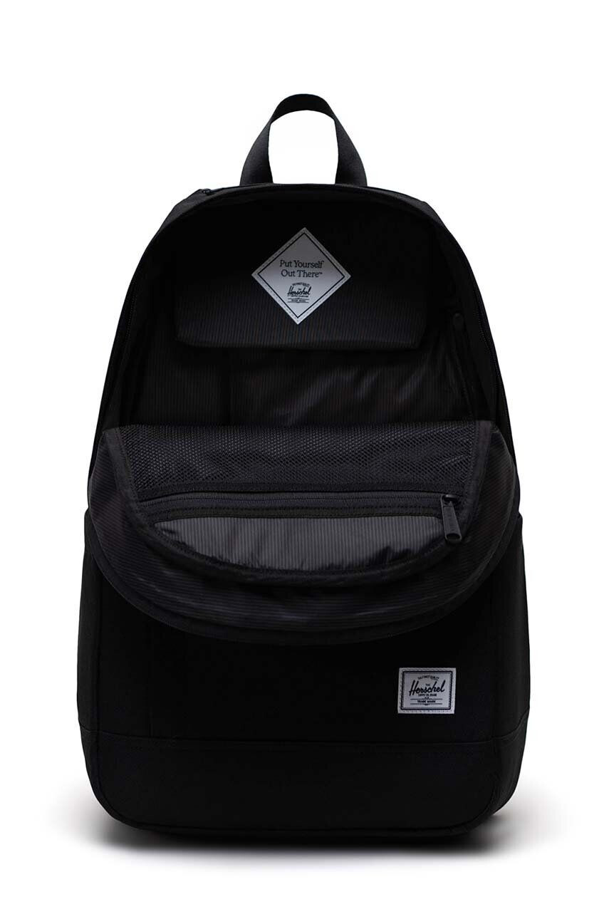 Herschel rucsac Seymour Backpack culoarea negru mare neted - Pled.ro