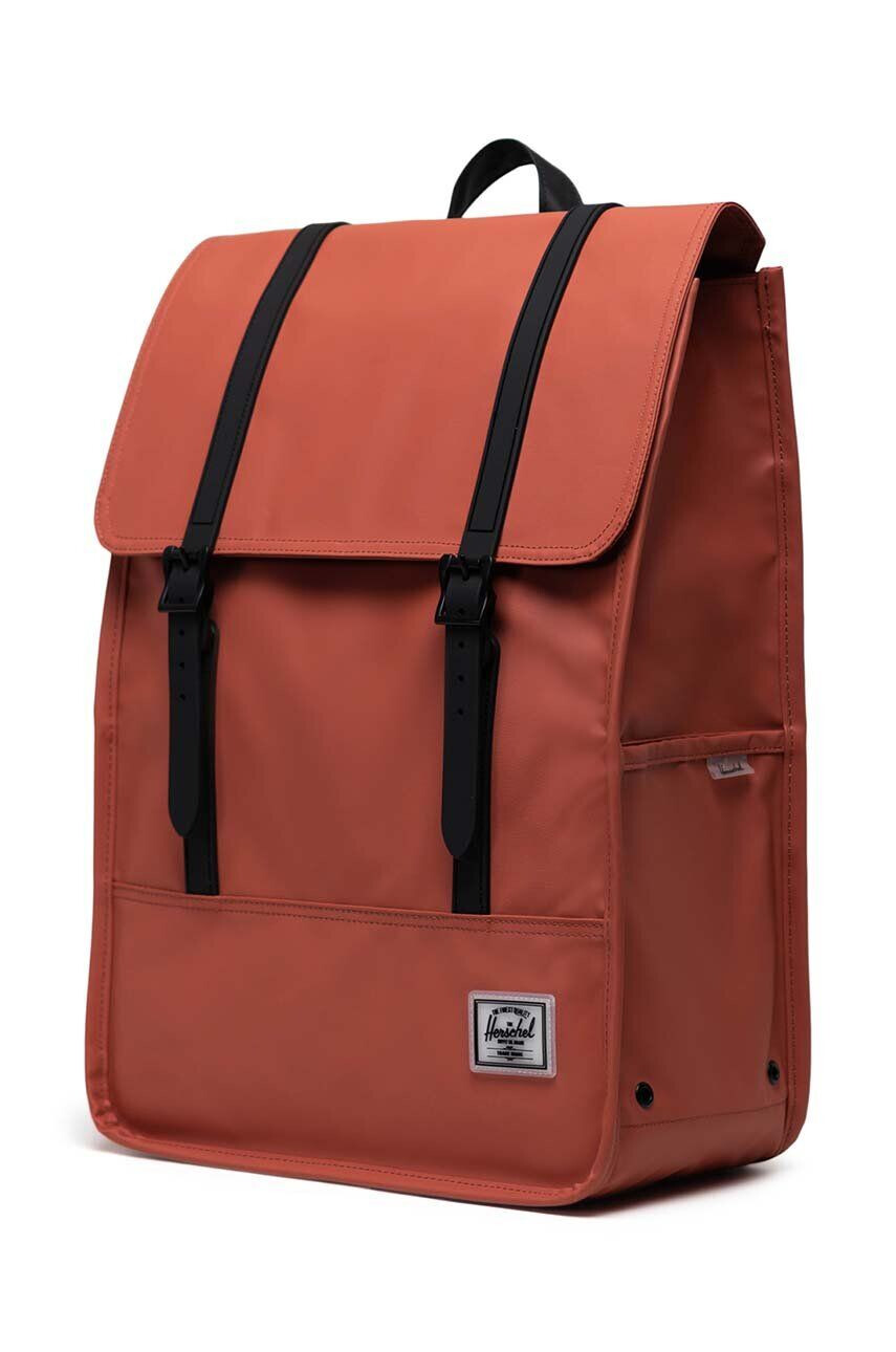 Herschel rucsac Survey Backpack culoarea bordo mare neted - Pled.ro