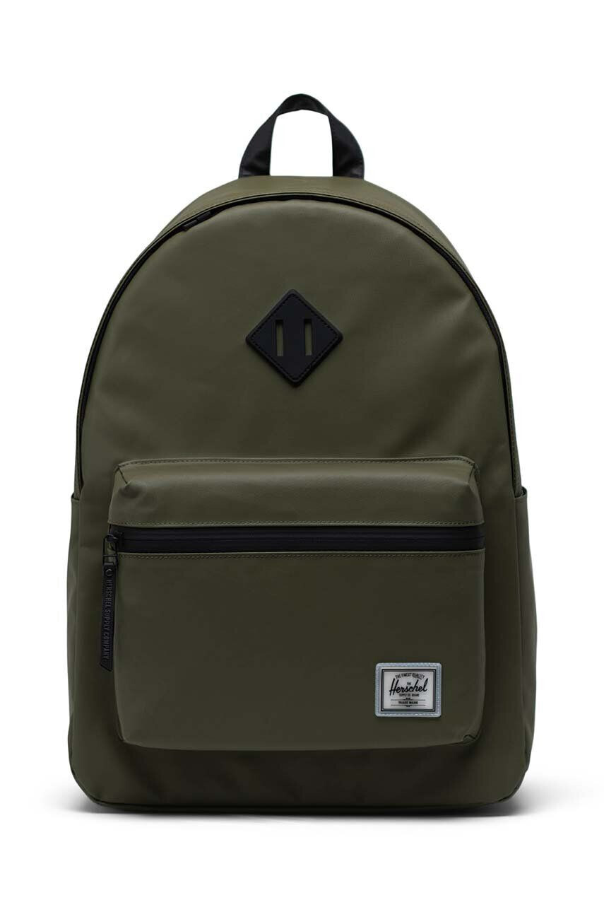 Herschel rucsac Water Resistant Classic X-Large culoarea verde mare neted 11015.04281.OS-IvyGreen - Pled.ro