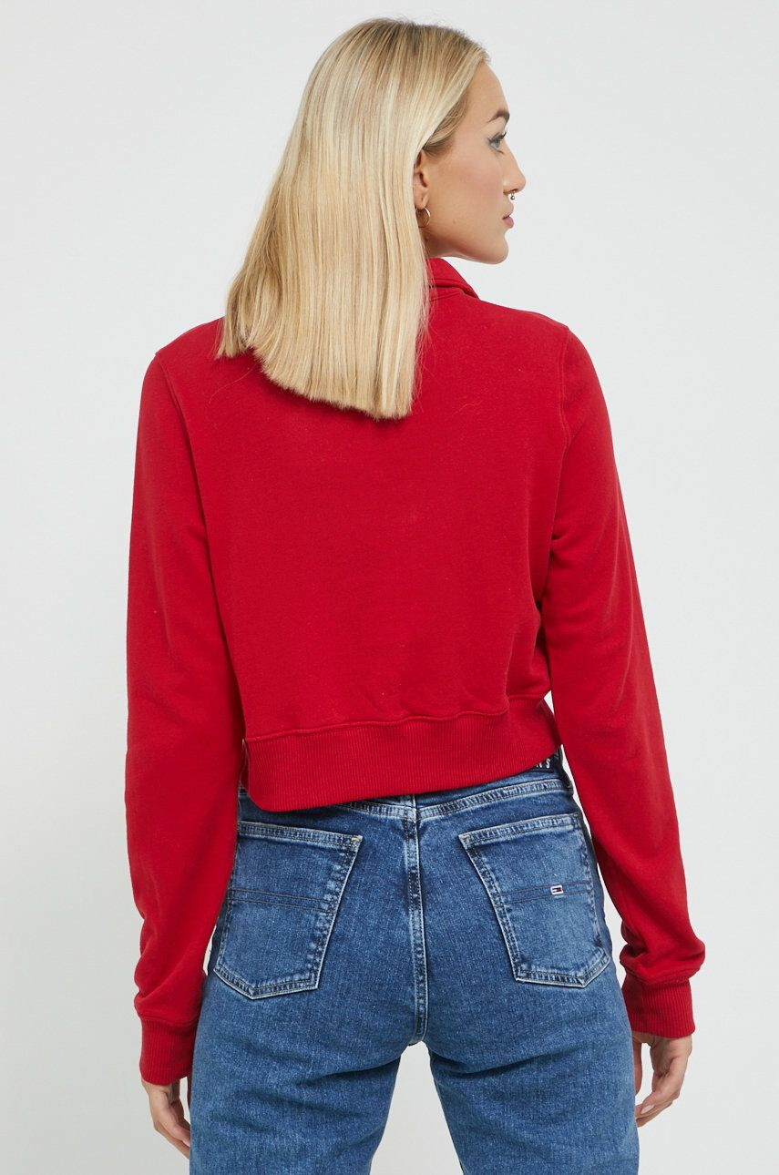 Hollister Co. bluza femei culoarea rosu neted - Pled.ro