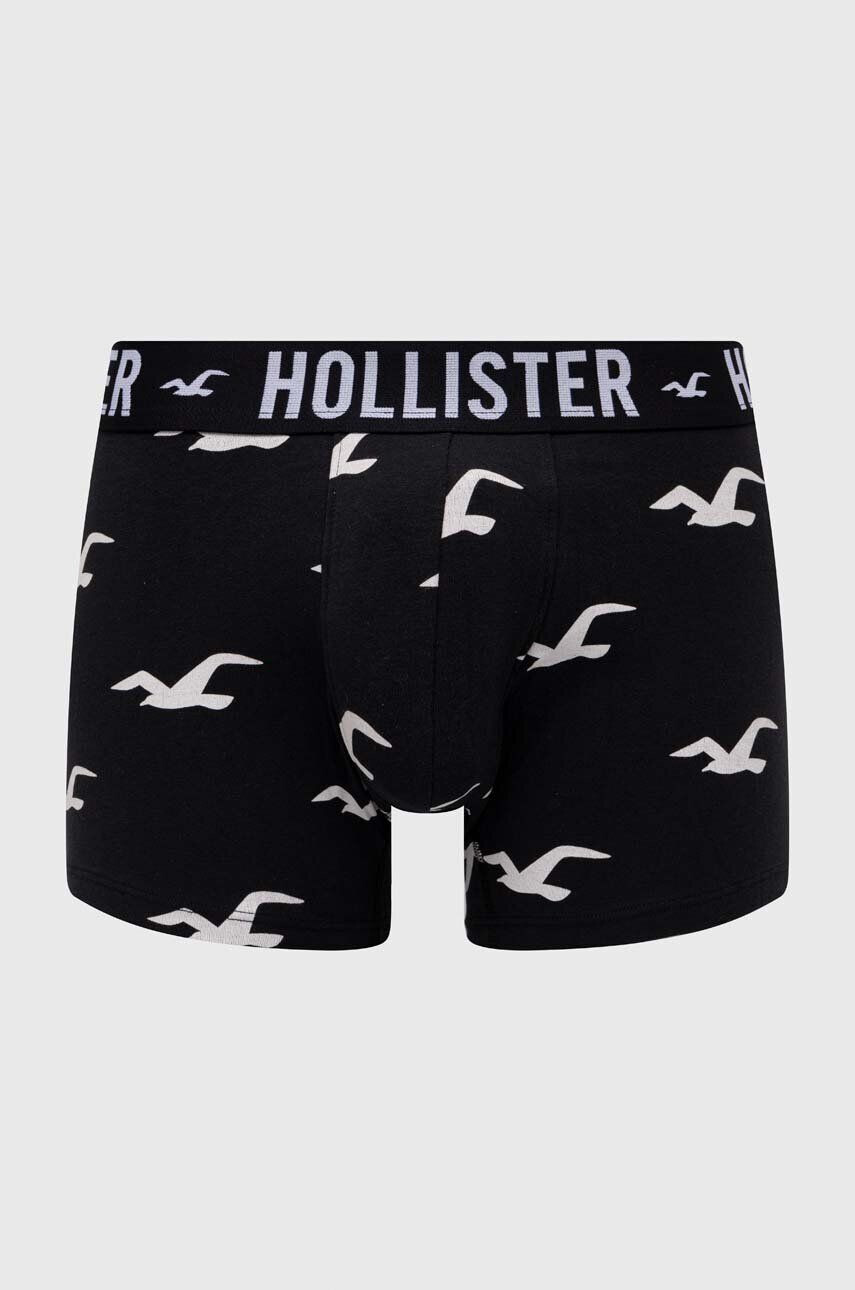 Hollister Co. boxeri 3-pack barbati culoarea rosu - Pled.ro