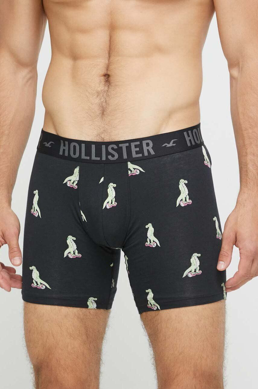 Hollister Co. boxeri 5-pack barbati culoarea galben - Pled.ro