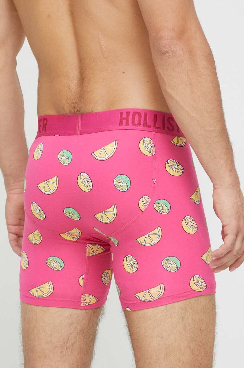 Hollister Co. boxeri 5-pack barbati culoarea galben - Pled.ro