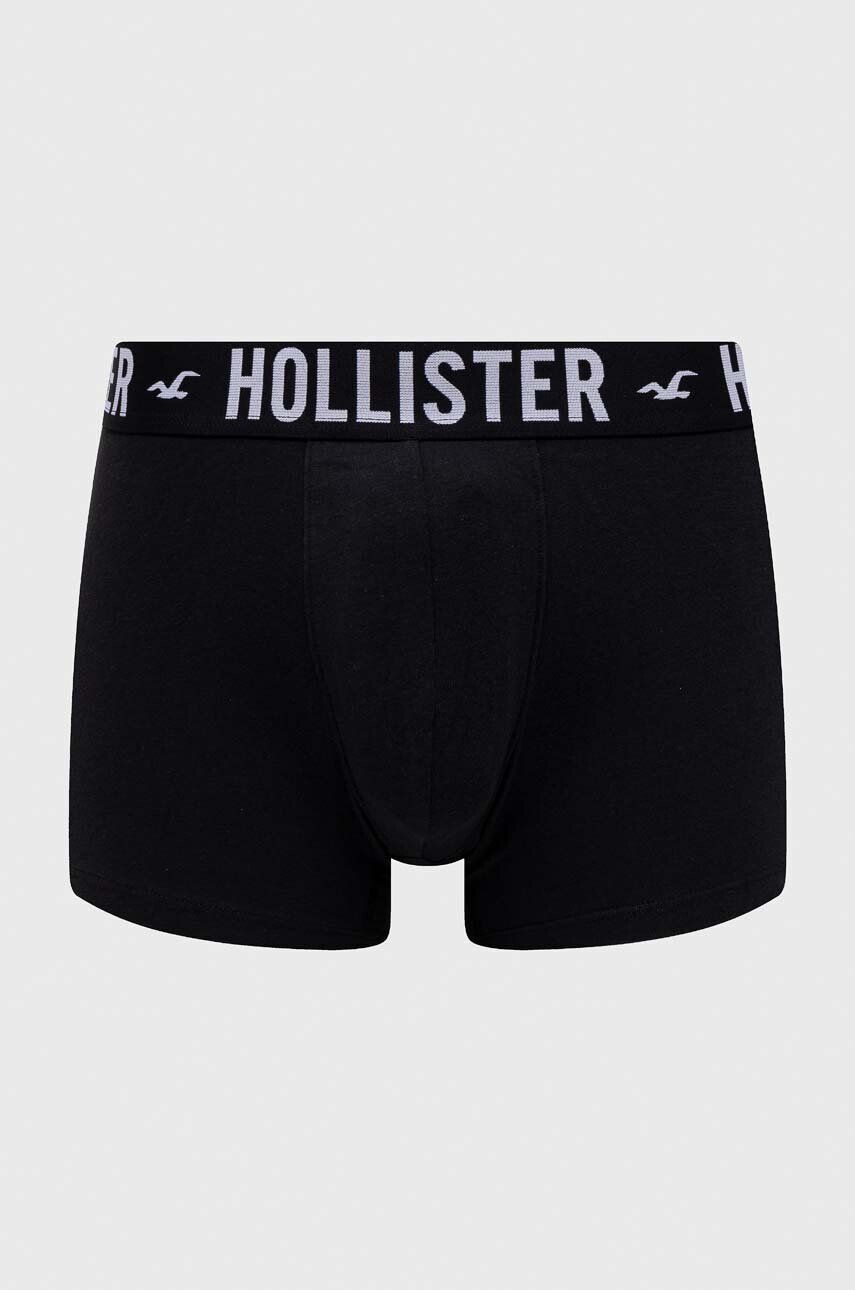 Hollister Co. boxeri 5-pack barbati culoarea negru - Pled.ro