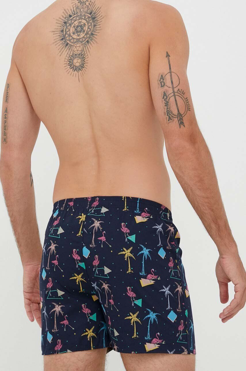 Hollister Co. boxeri de bumbac 5-pack culoarea negru - Pled.ro