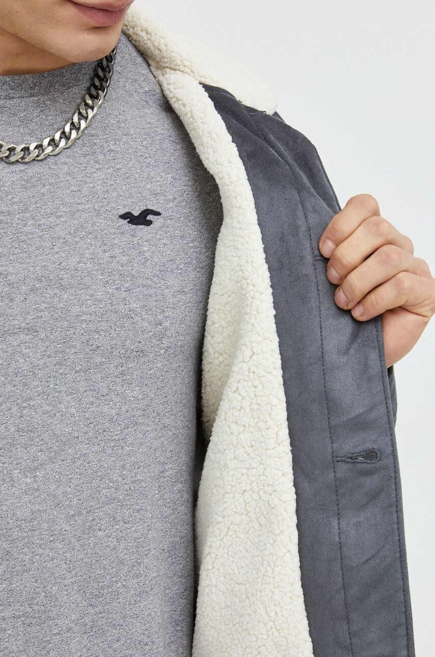 Hollister Co. geaca barbati culoarea gri de tranzitie - Pled.ro