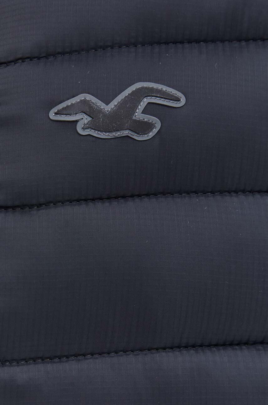 Hollister Co. geaca barbati culoarea negru de tranzitie - Pled.ro