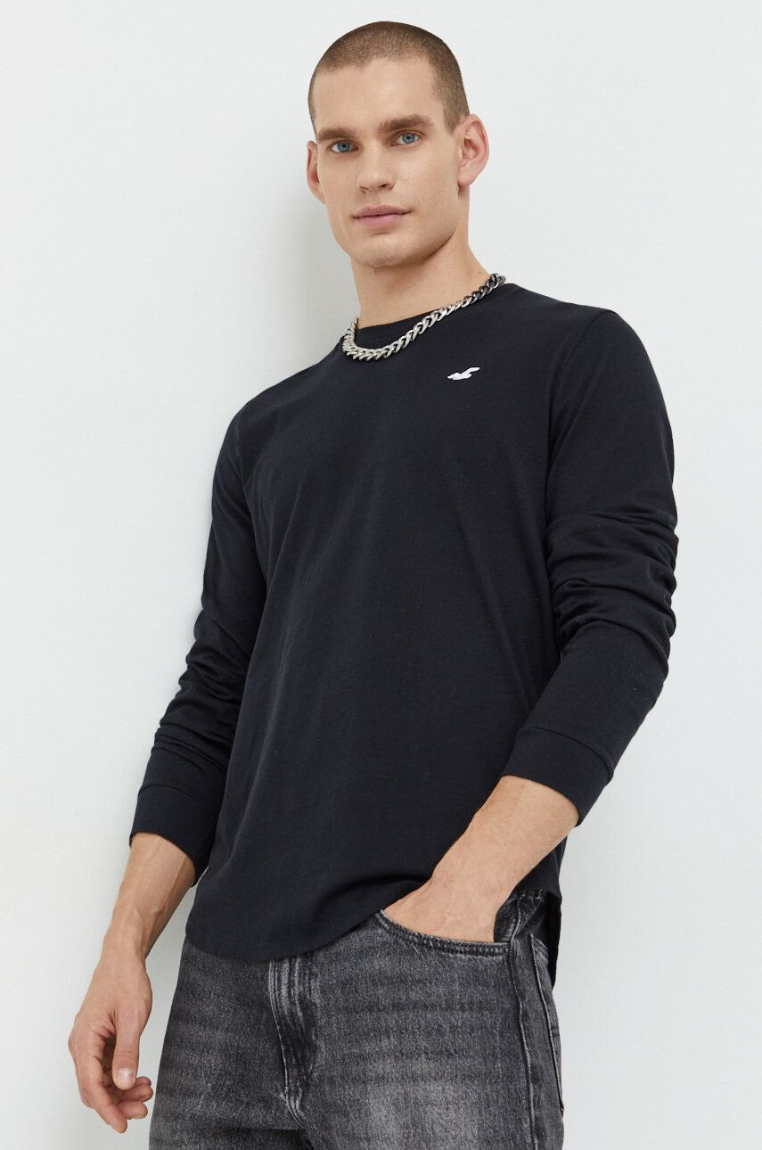 Hollister Co. longsleeve din bumbac - Pled.ro