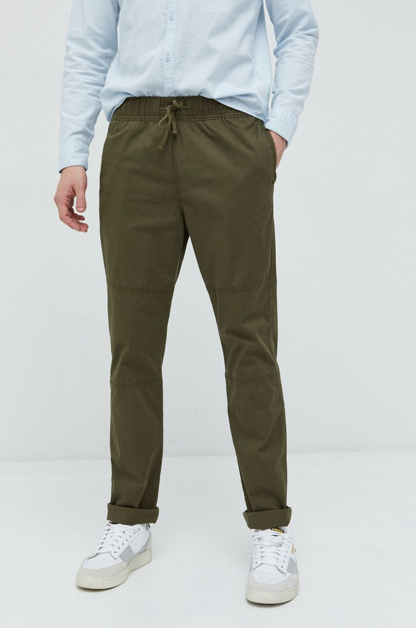 Hollister Co. pantaloni barbati culoarea verde mulata - Pled.ro