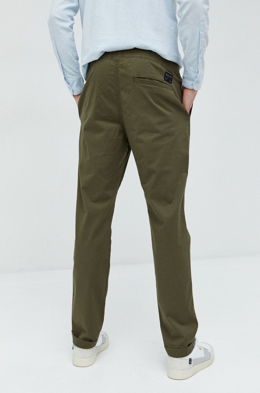 Hollister Co. pantaloni barbati culoarea verde mulata - Pled.ro