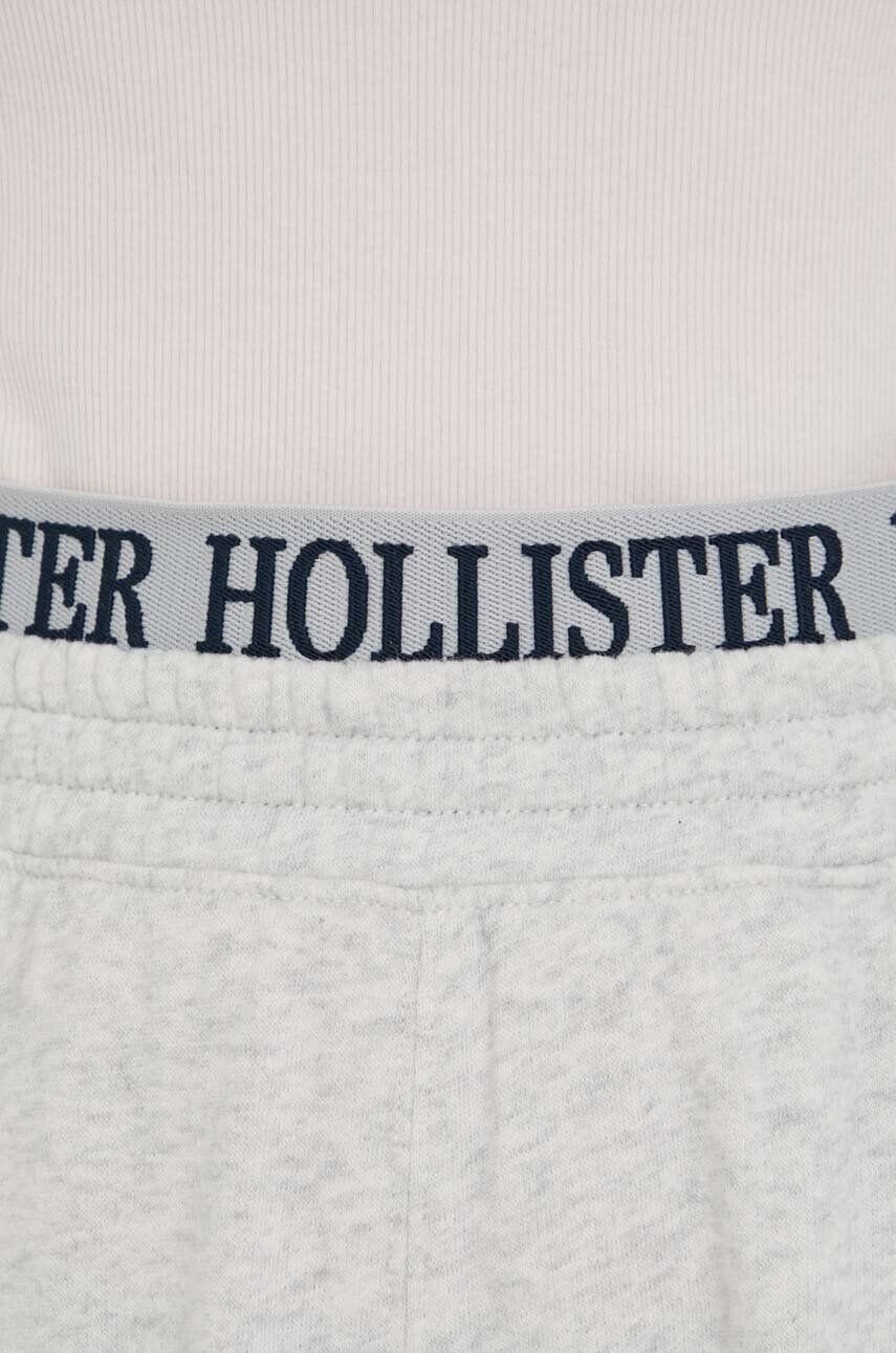 Hollister Co. pantaloni de trening culoarea gri melanj - Pled.ro