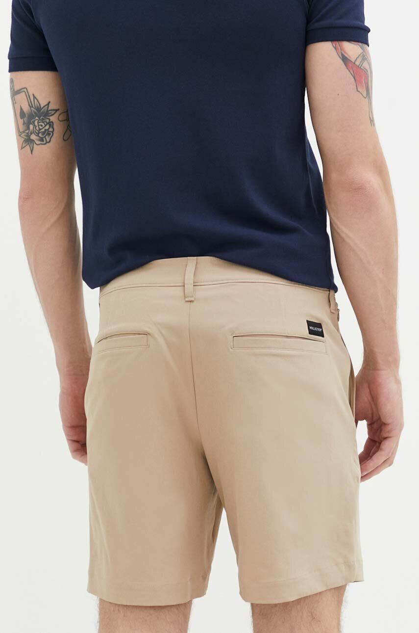 Hollister Co. pantaloni scurti barbati culoarea alb - Pled.ro