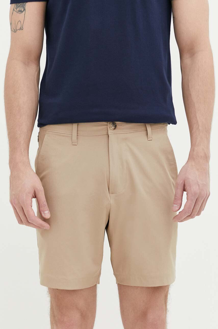 Hollister Co. pantaloni scurti barbati culoarea alb - Pled.ro