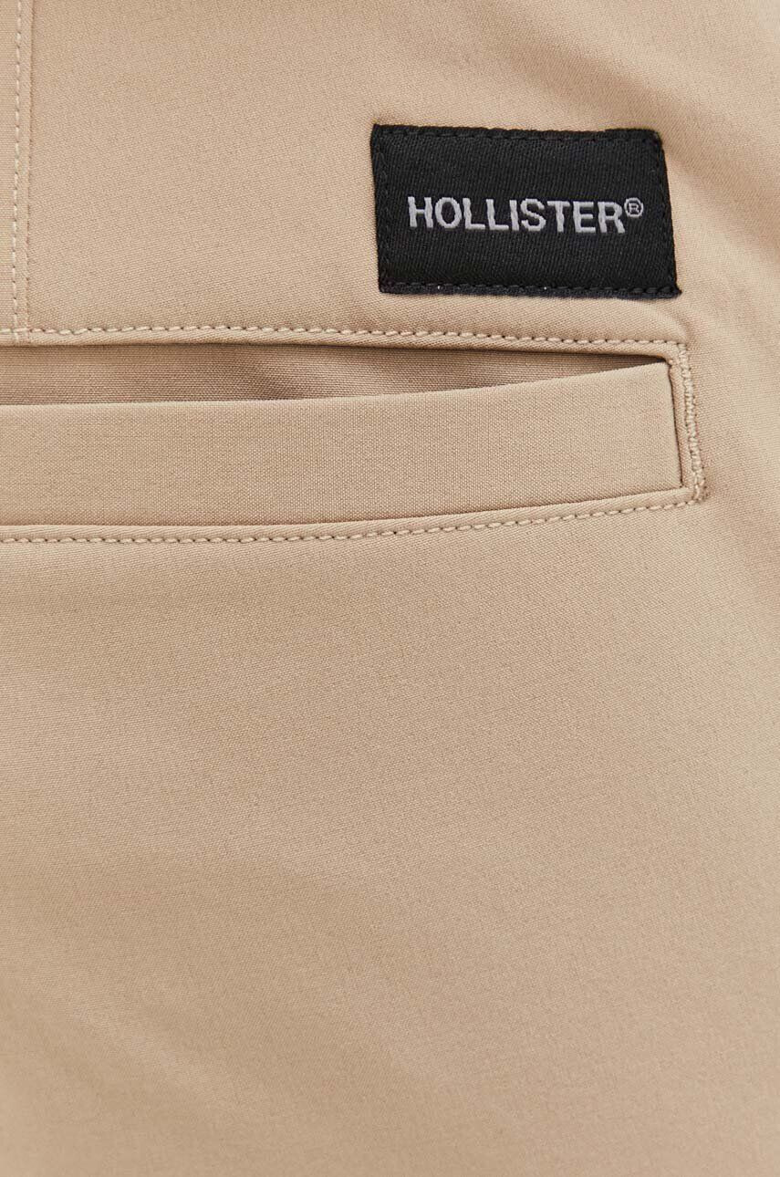 Hollister Co. pantaloni scurti barbati culoarea bej - Pled.ro