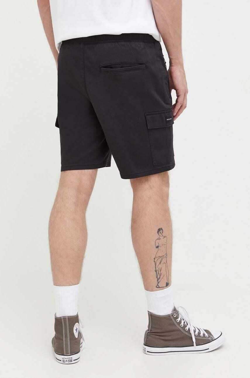 Hollister Co. pantaloni scurti barbati culoarea negru - Pled.ro