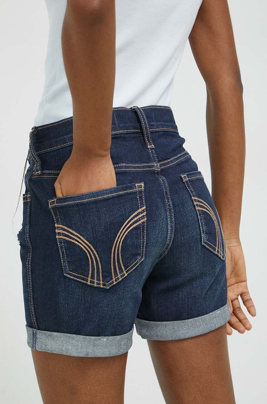 Hollister Co. pantaloni scurti barbati culoarea negru - Pled.ro