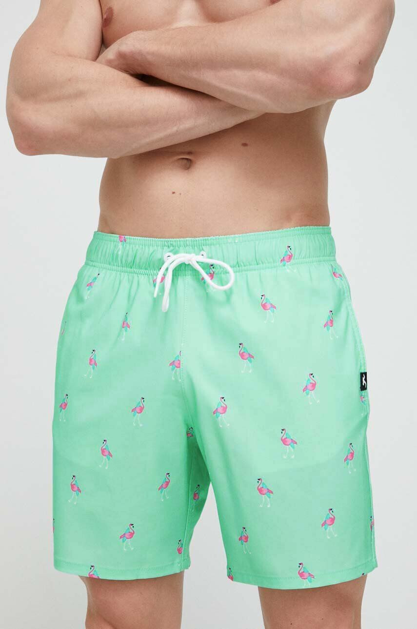 Hollister Co. pantaloni scurti de baie culoarea roz - Pled.ro