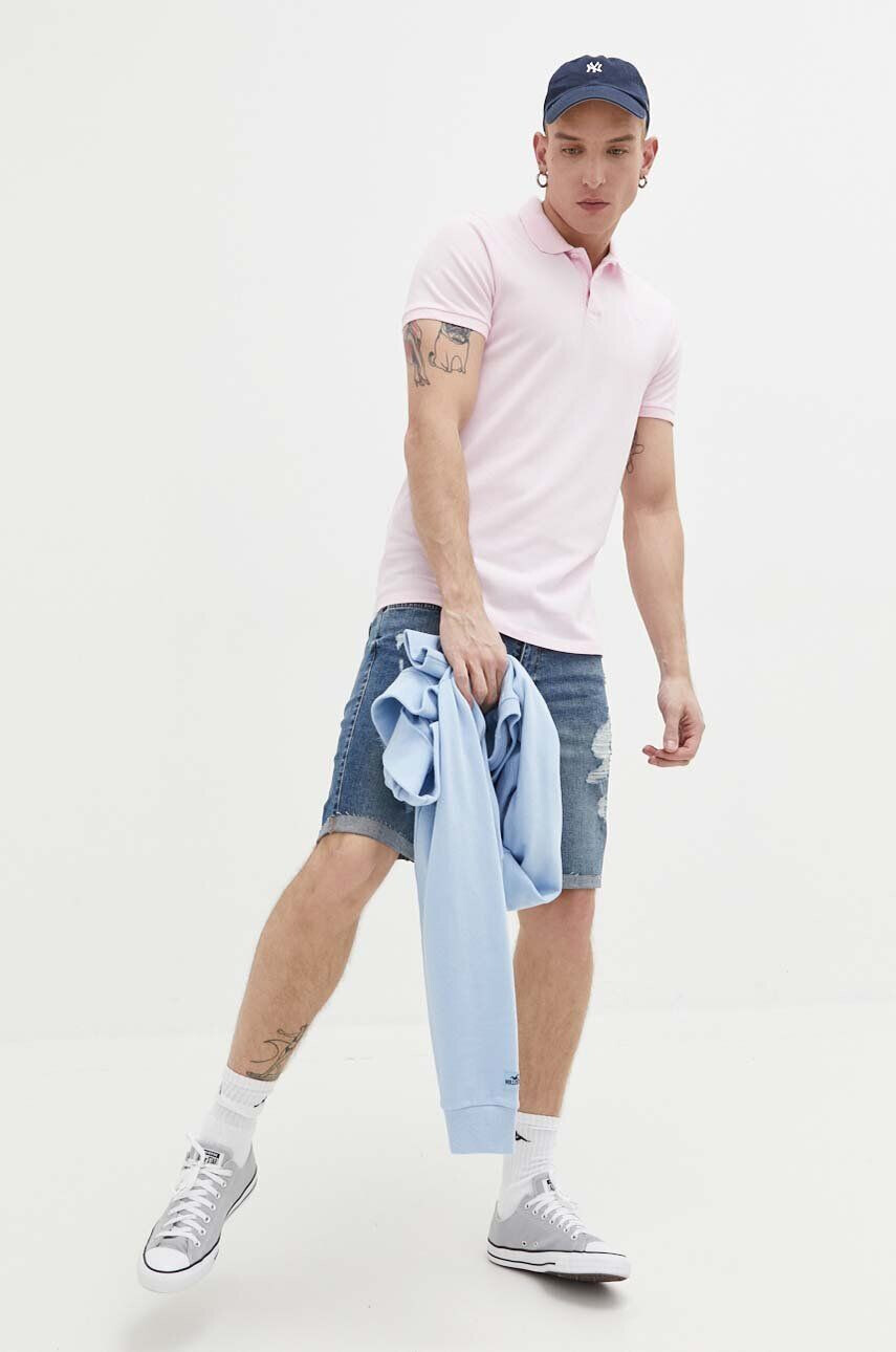 Hollister Co. pantaloni scurti jeans barbati - Pled.ro