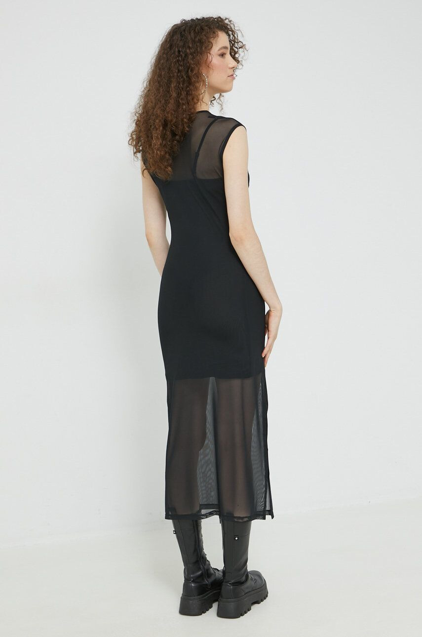 Hollister Co. rochie culoarea negru mini evazati - Pled.ro