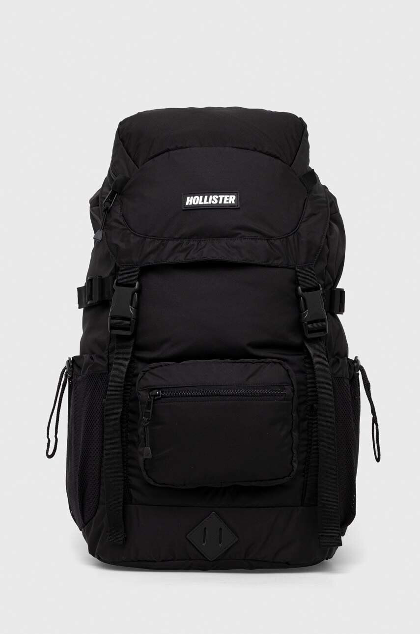 Hollister Co. rucsac barbati culoarea negru mare neted - Pled.ro