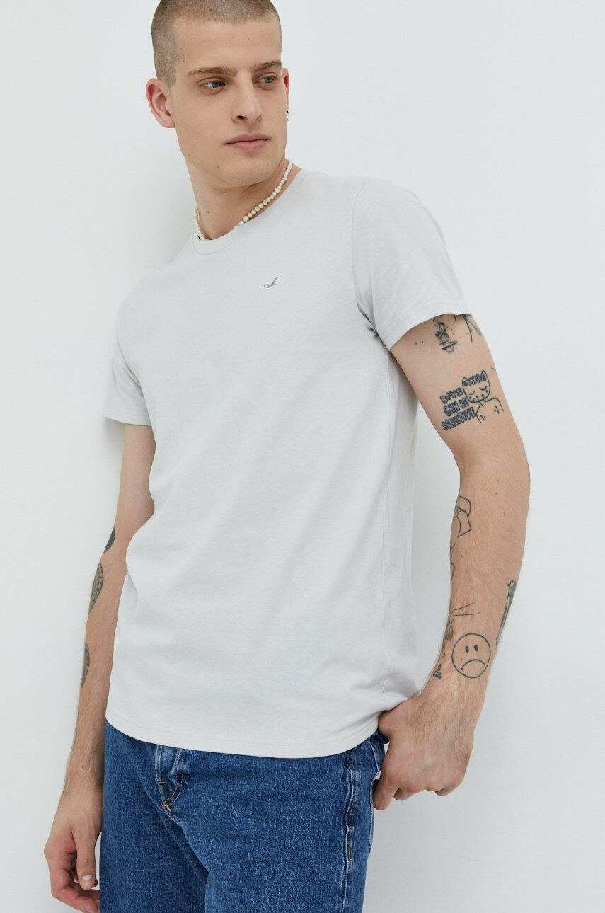 Hollister Co. tricou din bumbac - Pled.ro