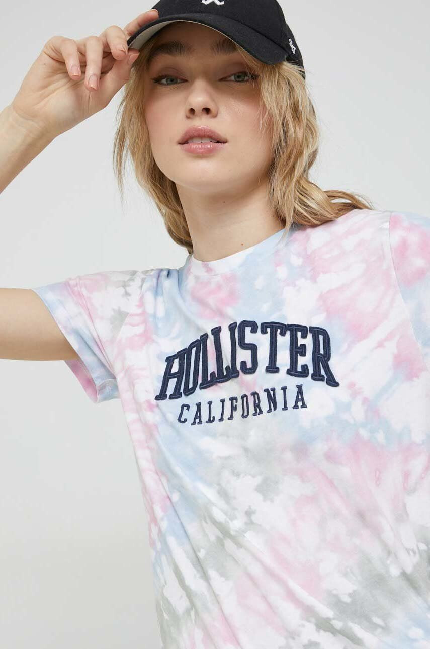 Hollister Co. tricou din bumbac - Pled.ro