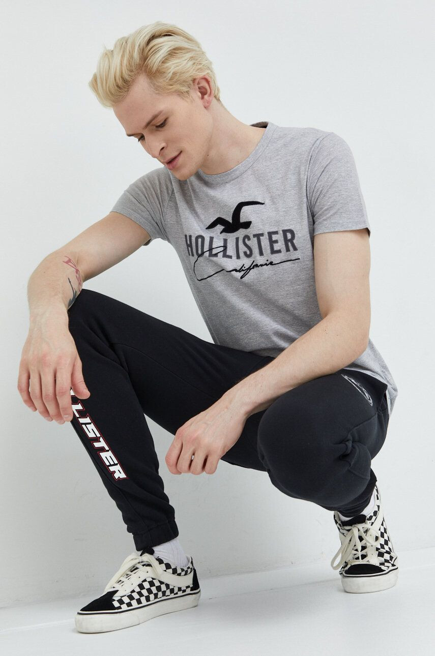 Hollister Co. tricou din bumbac - Pled.ro