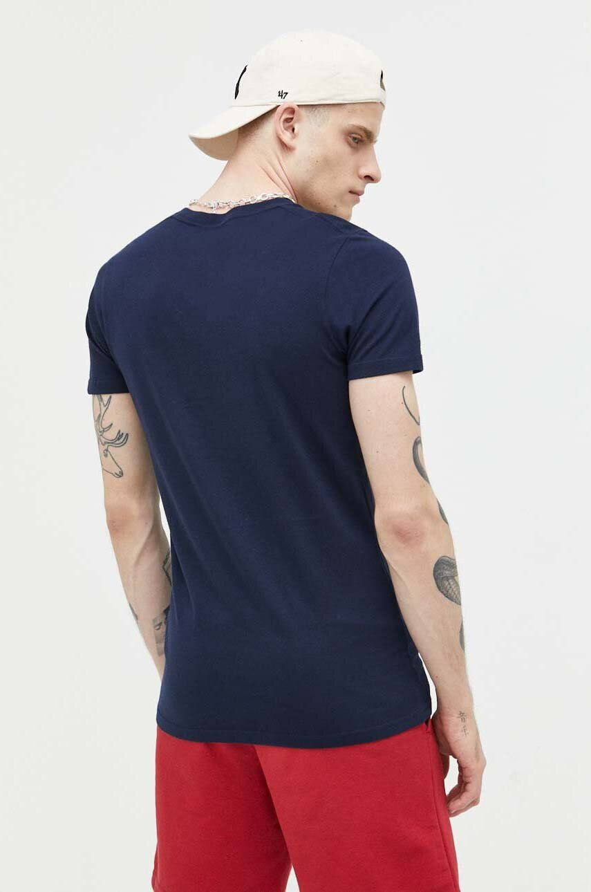 Hollister Co. tricou din bumbac culoarea negru modelator - Pled.ro