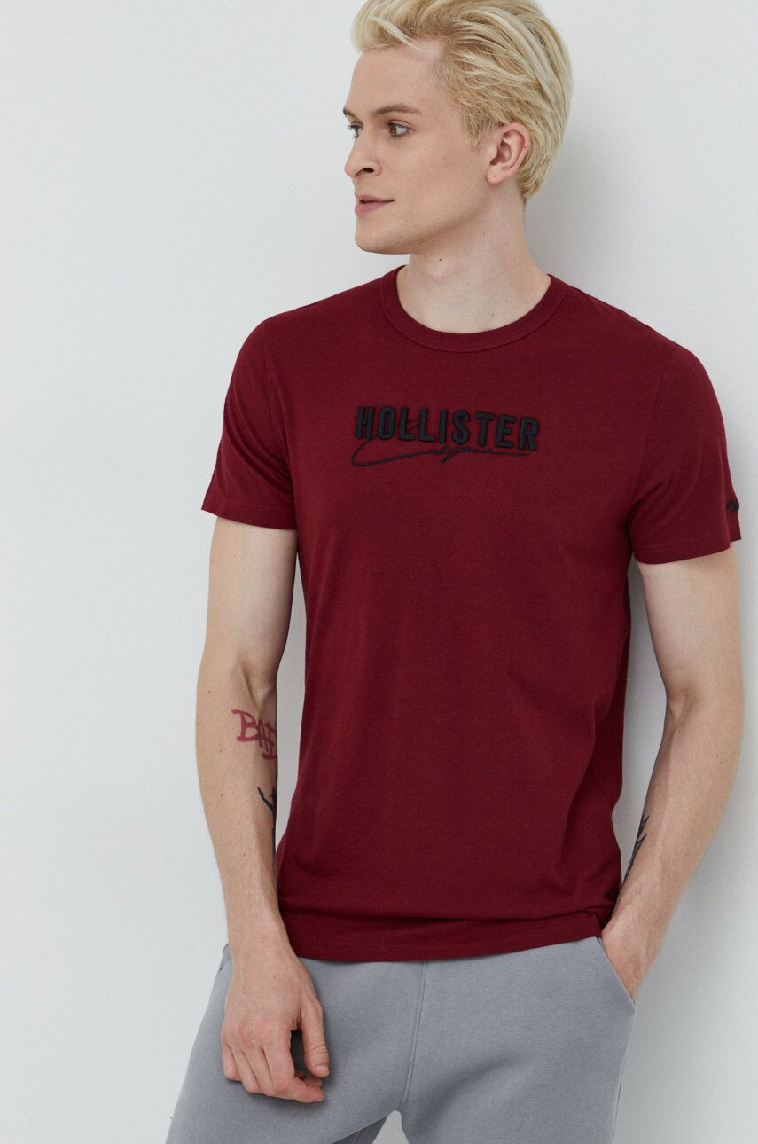 Hollister Co. tricou din bumbac - Pled.ro