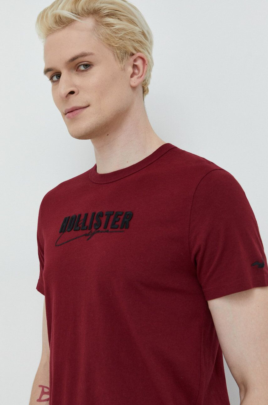 Hollister Co. tricou din bumbac - Pled.ro