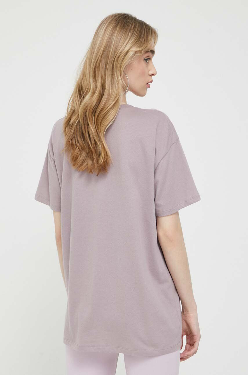 Hollister Co. tricou din bumbac culoarea violet - Pled.ro