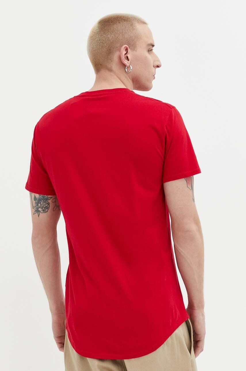 Hollister Co. tricou din bumbac culoarea alb - Pled.ro