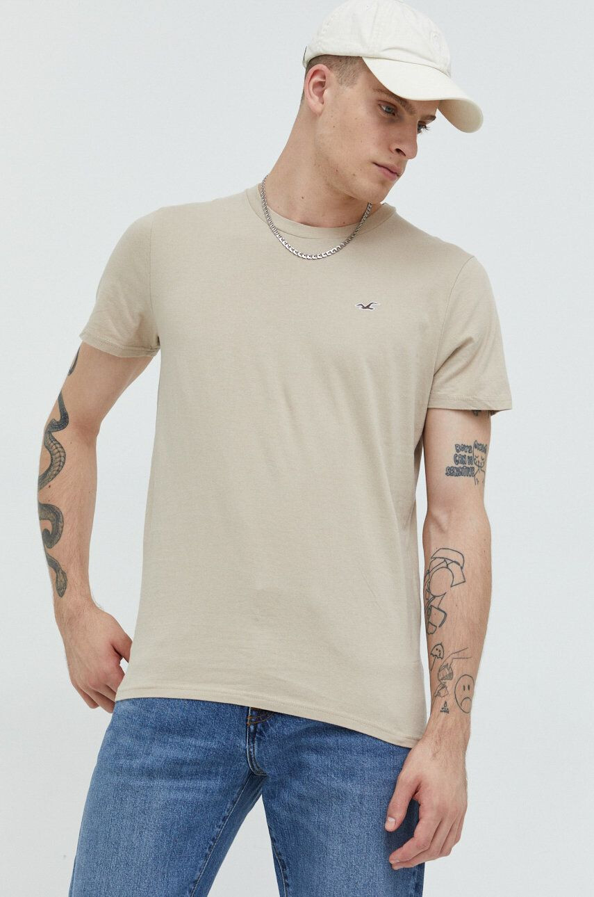 Hollister Co. tricou din bumbac - Pled.ro