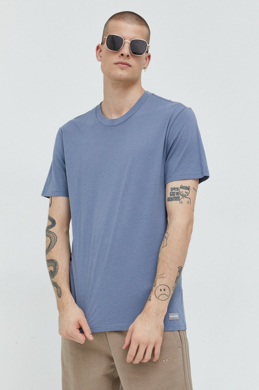 Hollister Co. tricou din bumbac - Pled.ro