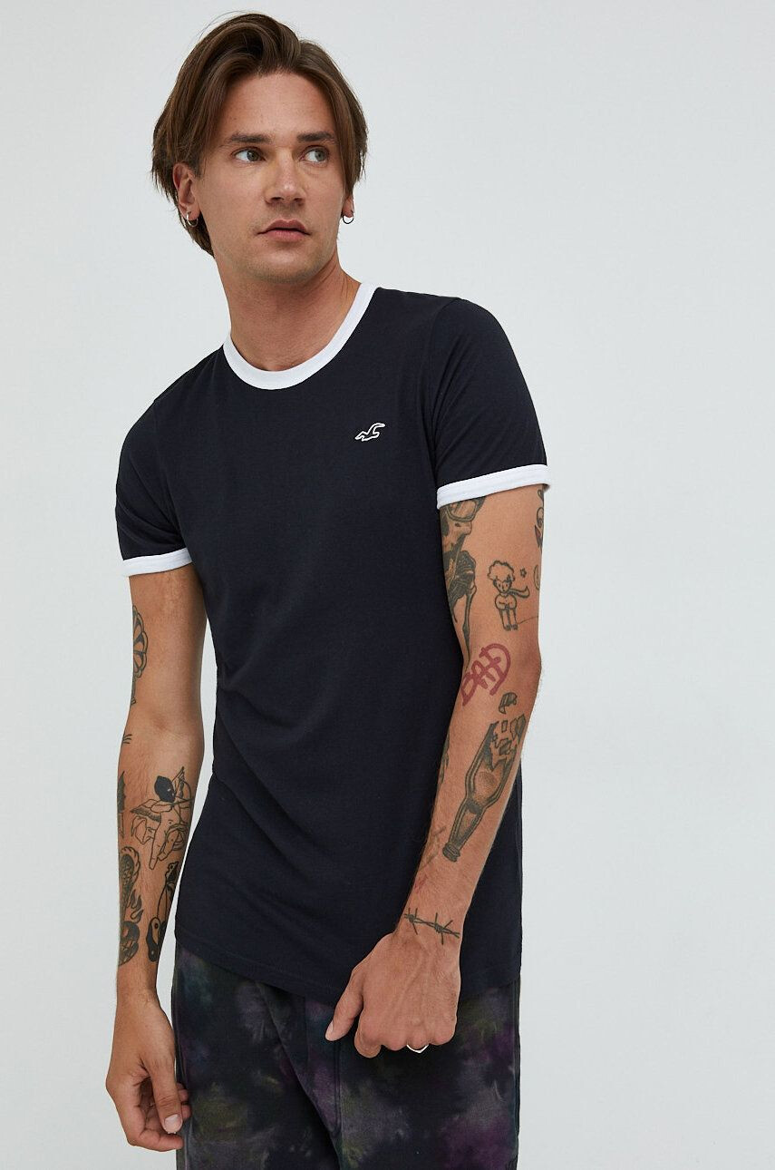 Hollister Co. tricou din bumbac - Pled.ro